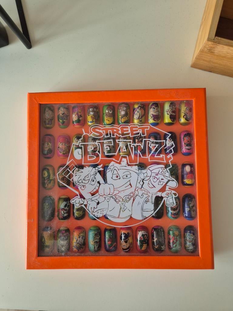 Street Beanz Collectie in Oranje Display Box, Verzamelen, Ophalen of Verzenden, Zo goed als nieuw