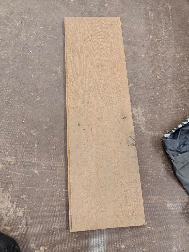 Eiken vloerplanken diverse lengtes 20-30 m2, Parket, Gebruikt, Bruin, Ophalen of Verzenden
