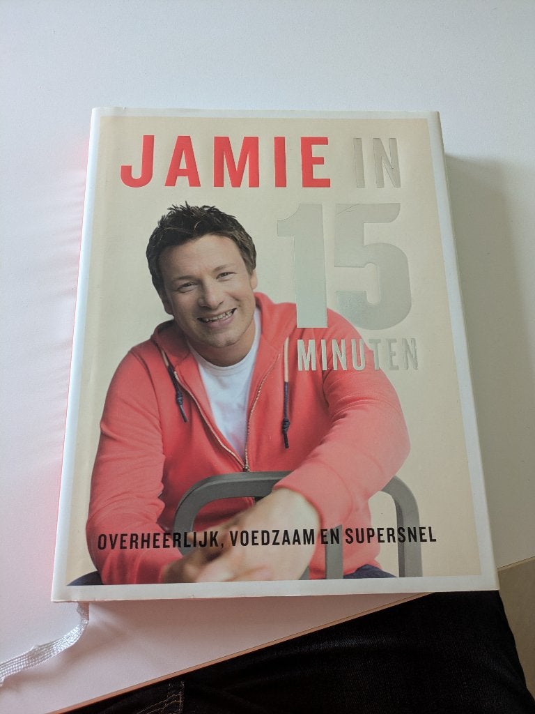 Jamie Oliver in 15 minuten, Boeken, Kookboeken, Gezond koken, Zo goed als nieuw, Jamie Oliver, Overige gebieden