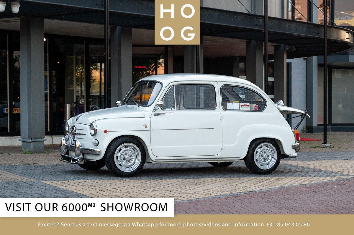 Abarth 850 TC Nürburgring (bj 1963), Auto's, Lederen bekleding, Gebruikt, 4 stoelen, Leder