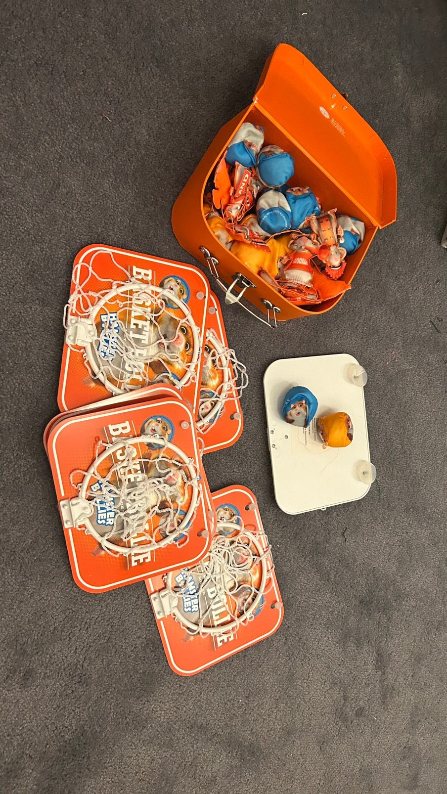 Orange  basketbalspelletjes met zachte balletjes, Ophalen of Verzenden, Gebruikt, Jongen of Meisje
