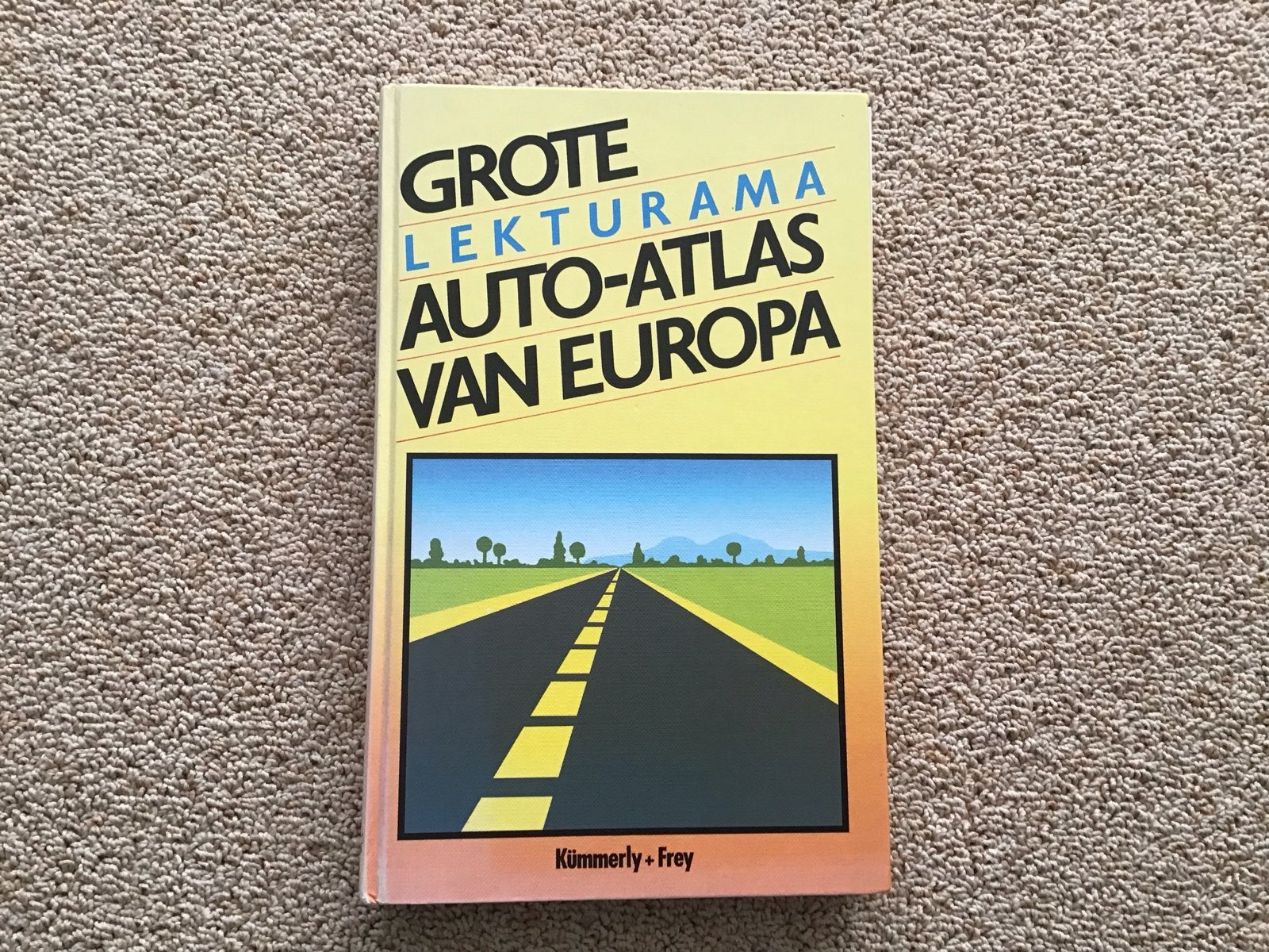 Grote Lekturama Auto-Atlas van Europa, Boeken, Atlassen en Landkaarten, Overige atlassen, Zo goed als nieuw, 1800 tot 2000, Europa Overig