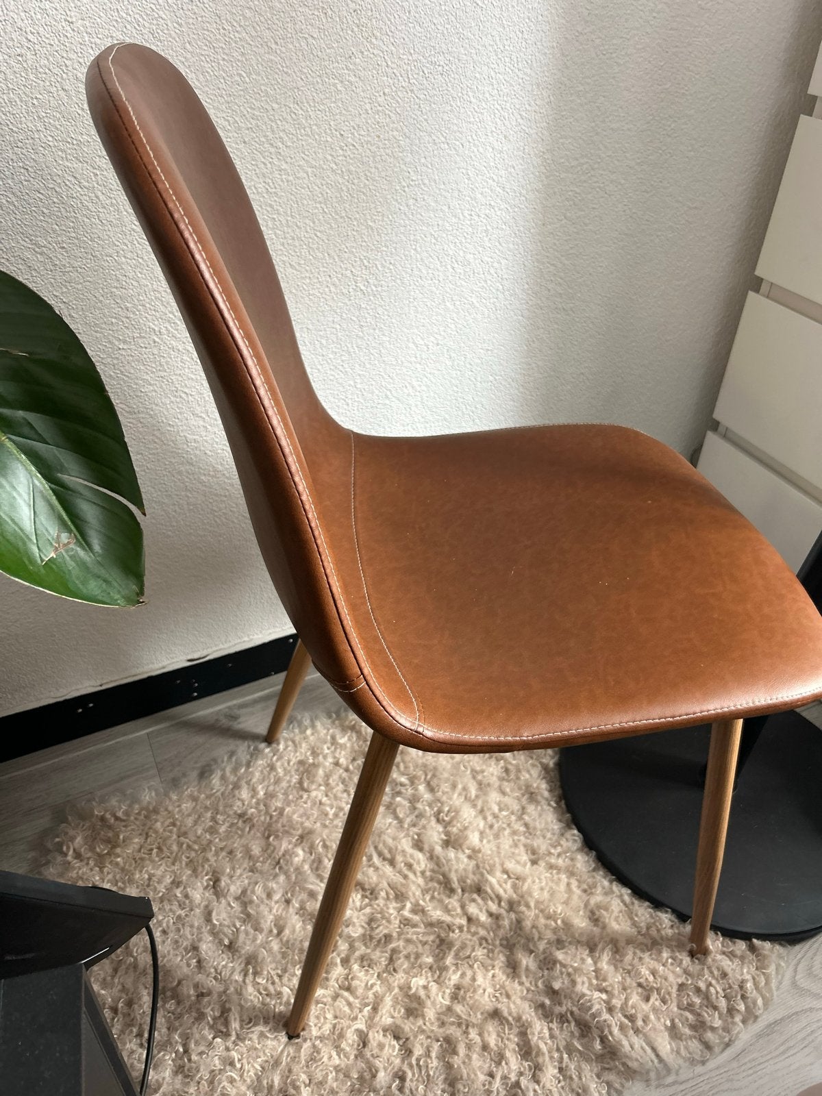 JONSTRUP Eetkamerstoel cognac, Ophalen, Bruin, Zo goed als nieuw, Eén