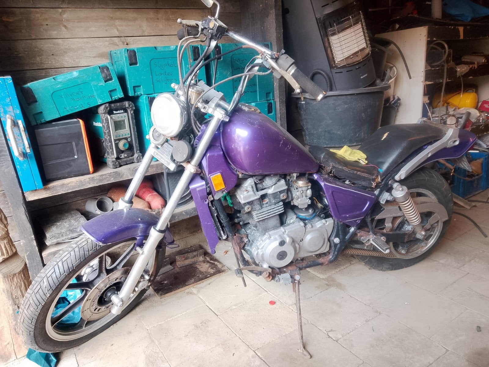 onderdelen kawasaki chopper 1985 450cc LTD TWIN, Ophalen of Verzenden