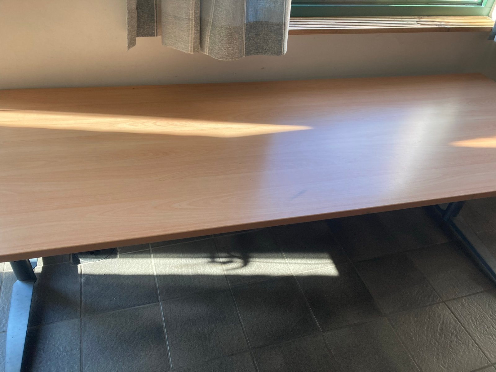 12 tafels (11x 160x80, 1x 220x80) met MDF blad, Huis en Inrichting, Tafels | Eettafels, Ophalen, Overige materialen, Gebruikt