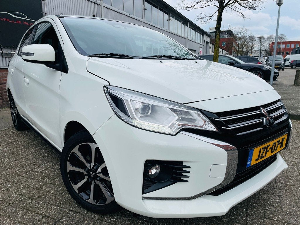 Mitsubishi Space Star 1.2 Instyle AUTOM LED LEDER NIEUWSTAAT, Auto's, Mitsubishi, Gebruikt, Wit, Bedrijf, Geïmporteerd