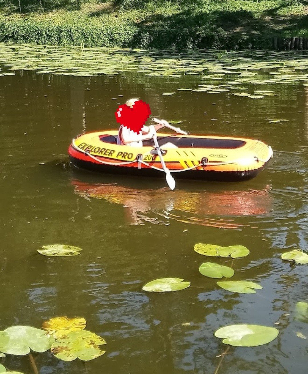 Opblaasboot met peddels, Ophalen, Zo goed als nieuw