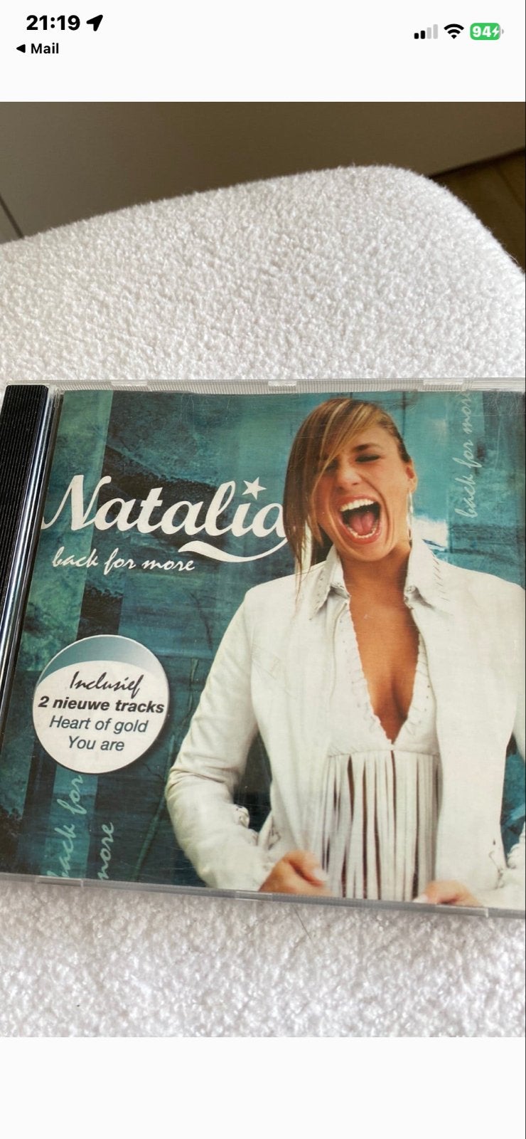 Natalia - Back for More CD (Pop, 2004), Gebruikt, Met bonustracks, Pop, Ophalen of Verzenden