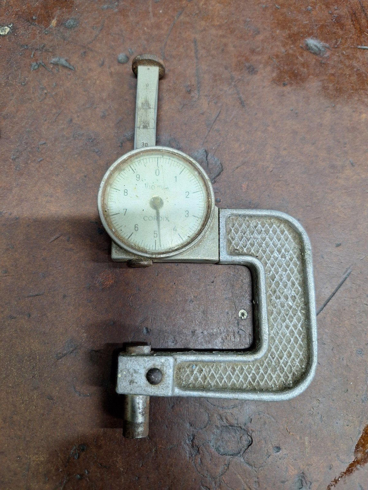 Cordix micrometer,oldtimer, Doe-het-zelf en Verbouw, Meetapparatuur, Ophalen of Verzenden