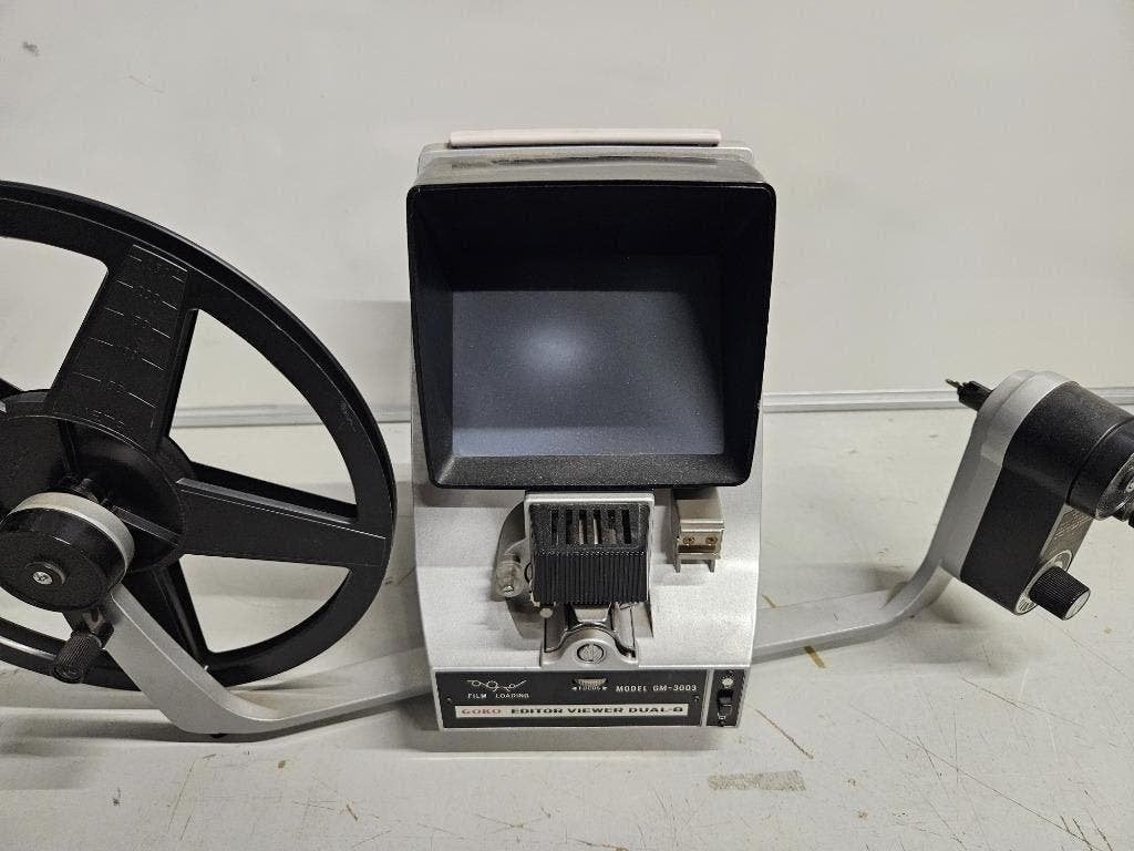 Goko, GM-3003 Dual8 8mm viewer film editor ``Vintage``, Verzamelen, Fotografica en Filmapparatuur, Ophalen