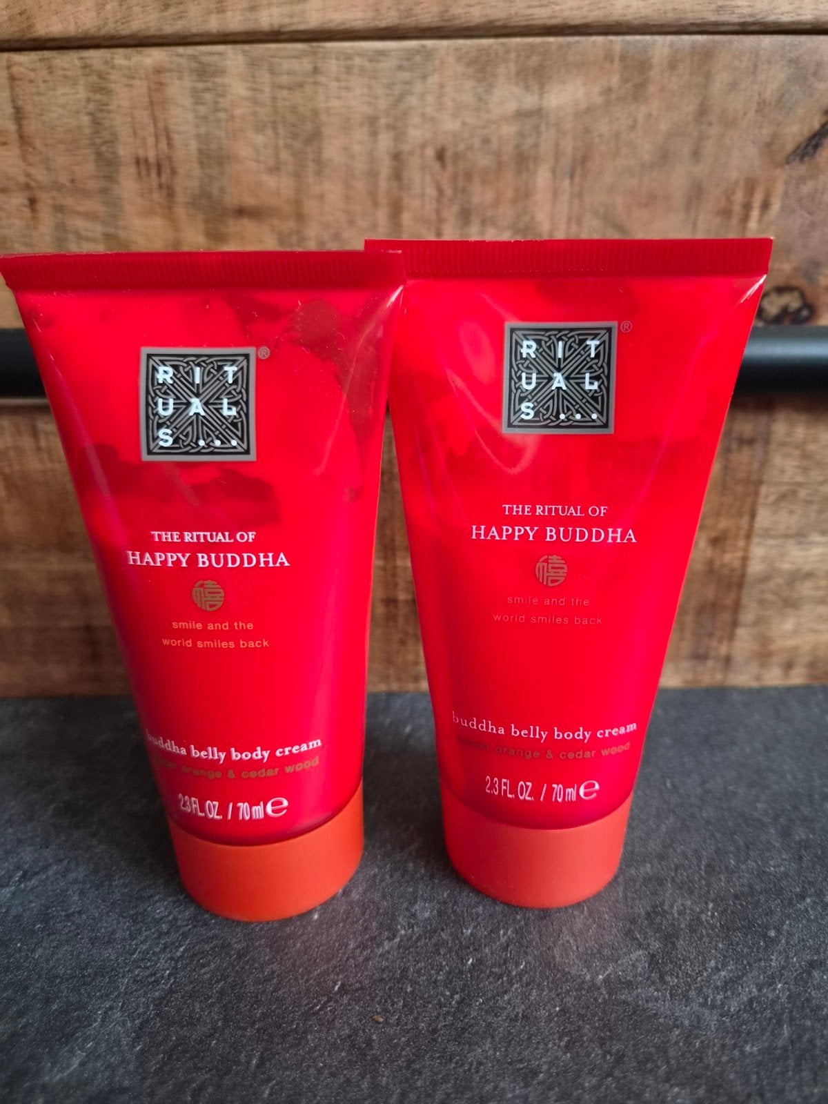 happy buddha cream tubes rituals, Ophalen of Verzenden, Nieuw, Bodylotion, Crème of Olie