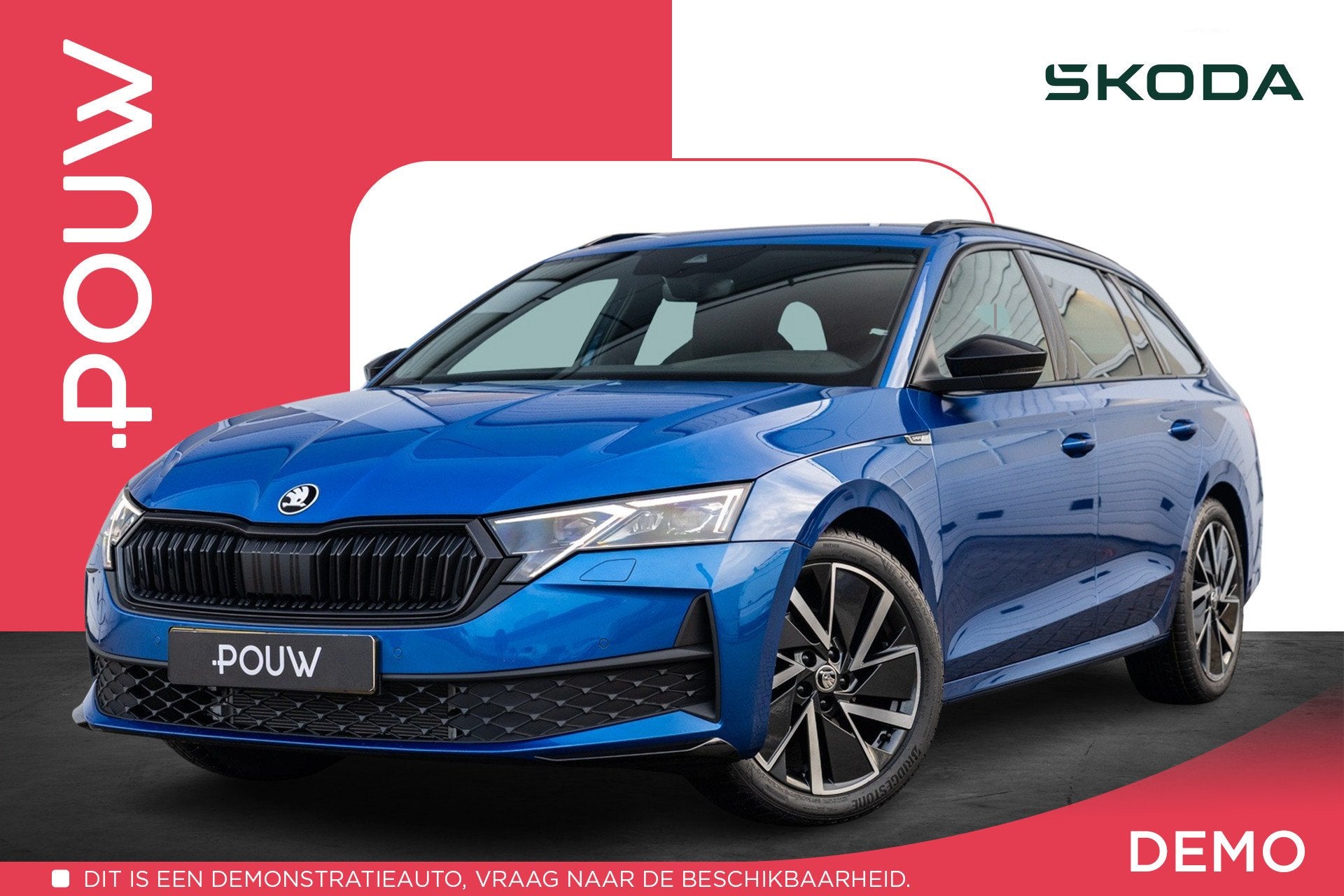 Skoda Octavia Combi 1.5 TSI 150pk DSG MHEV Sportline Busines, Auto's, Skoda, 12 maanden, Automatische klimaatregeling, 1498 cc
