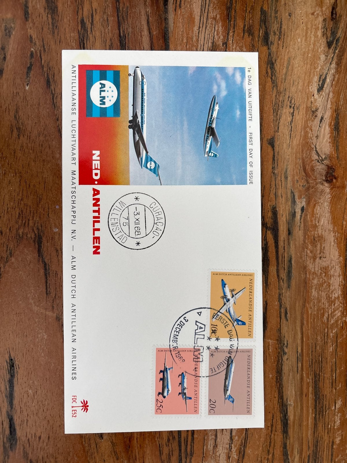 Eerste Dag Uitgifte - ALM Dutch Antillean Airlines, Ophalen of Verzenden, Onbeschreven, Nederland
