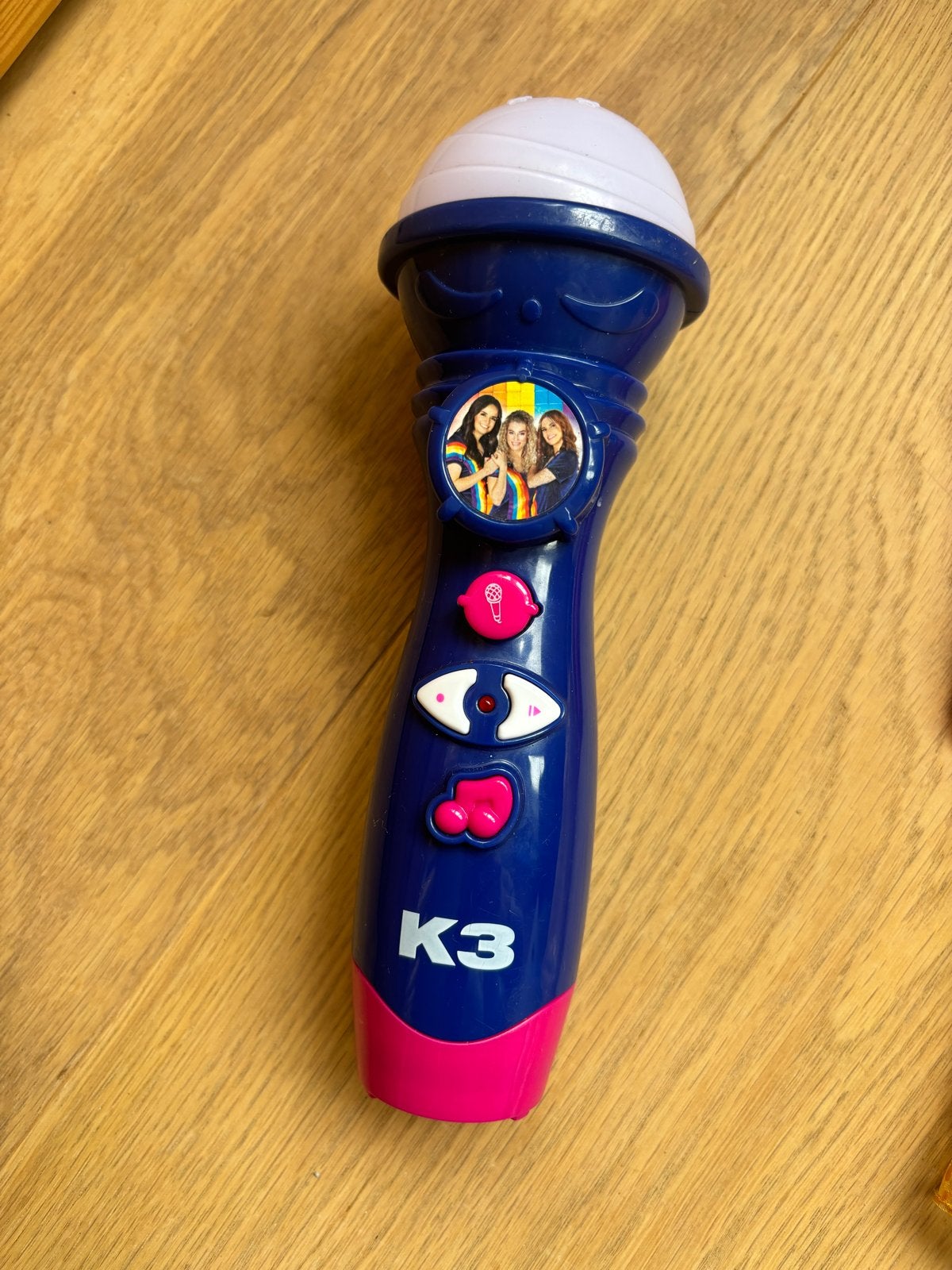 K3 microfoon - Gebruikt, maar werkt perfect!, Ophalen of Verzenden, Gebruikt, Meisje