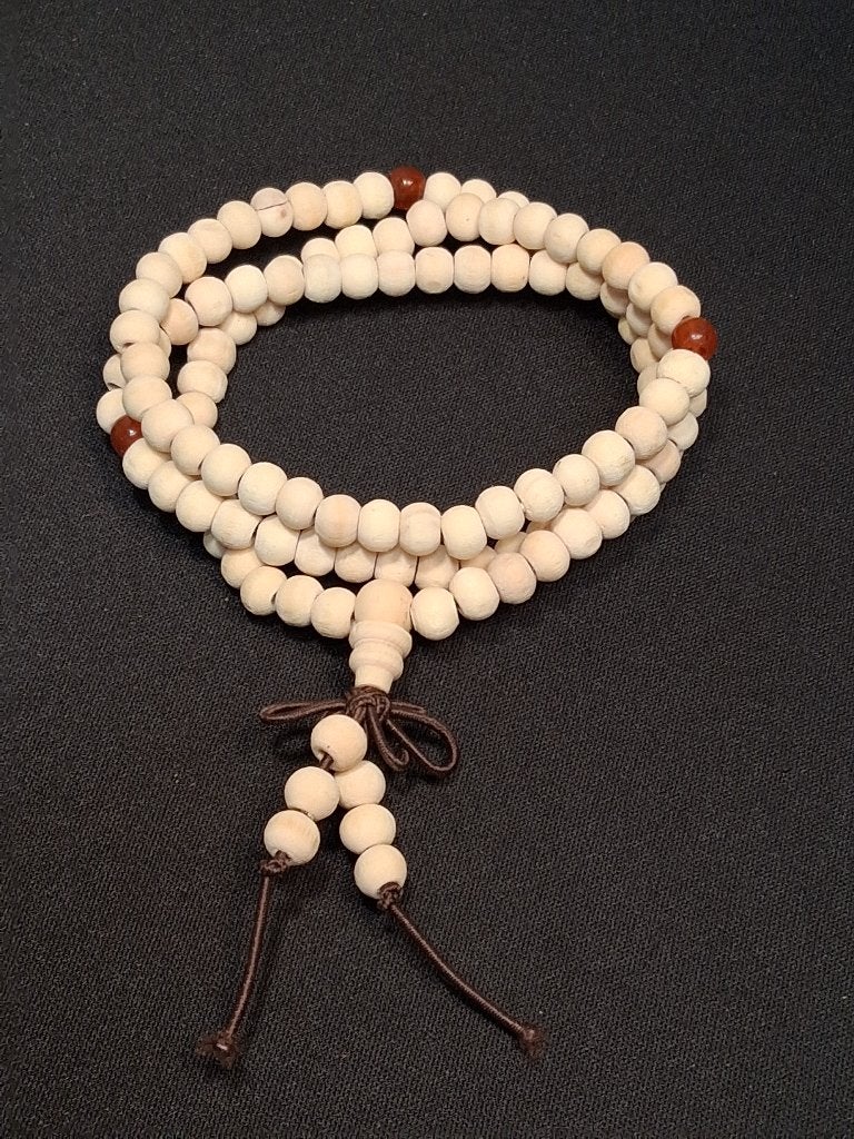 Mala gebedsketting-armband wit, Wit, Nieuw, Ophalen of Verzenden, Met bedels of kralen