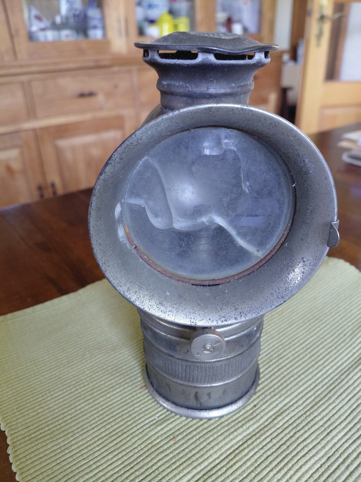 Antieke fietslamp - Oude koplamp, Ophalen