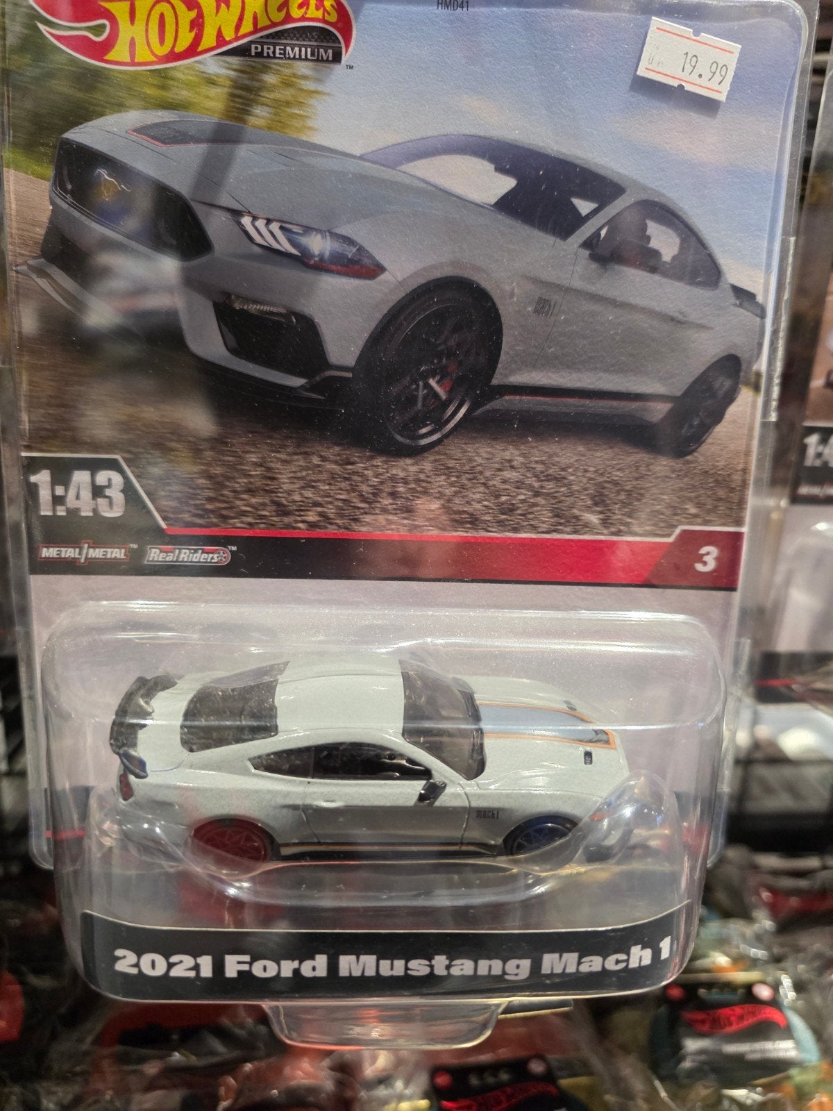 Hot Wheels Premium 2021 Ford Mustang Mach 1 1:43, Hobby en Vrije tijd, Overige merken, Auto, Nieuw, Ophalen of Verzenden