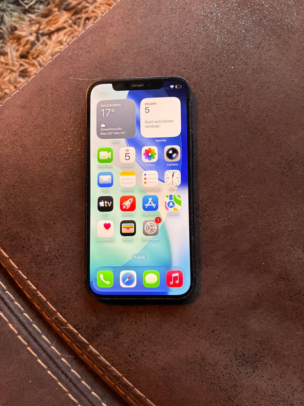 Iphone 12, Ophalen, Gebruikt, Zwart, 85 %
