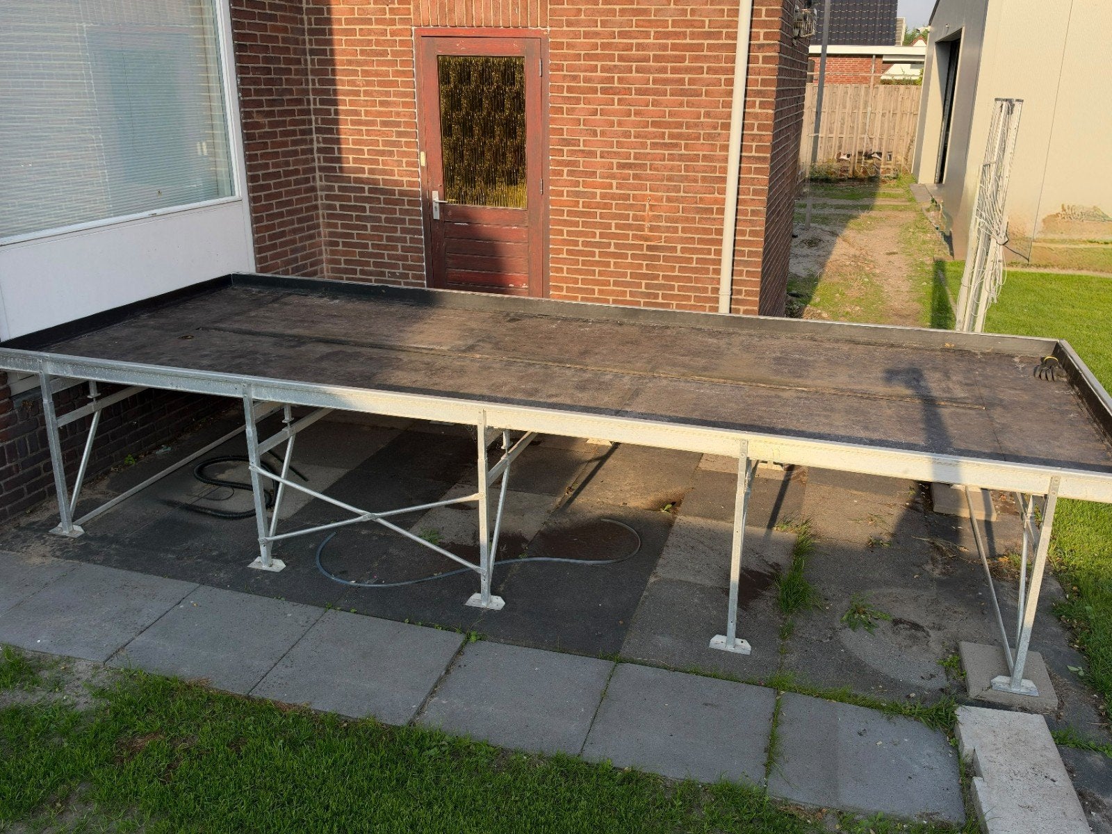 Aluminium kweektafel 480x180 met eb en vloed systeem, Ophalen, Gebruikt
