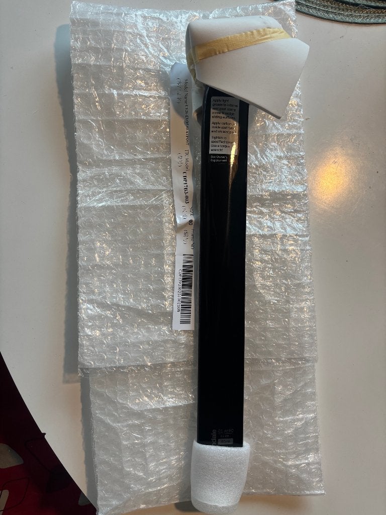Nieuwe Cannondale C1 Aero 40 v2 Seatpost 365mm 15mm Offset, Ophalen of Verzenden, Nieuw, Cannondale, Carbon