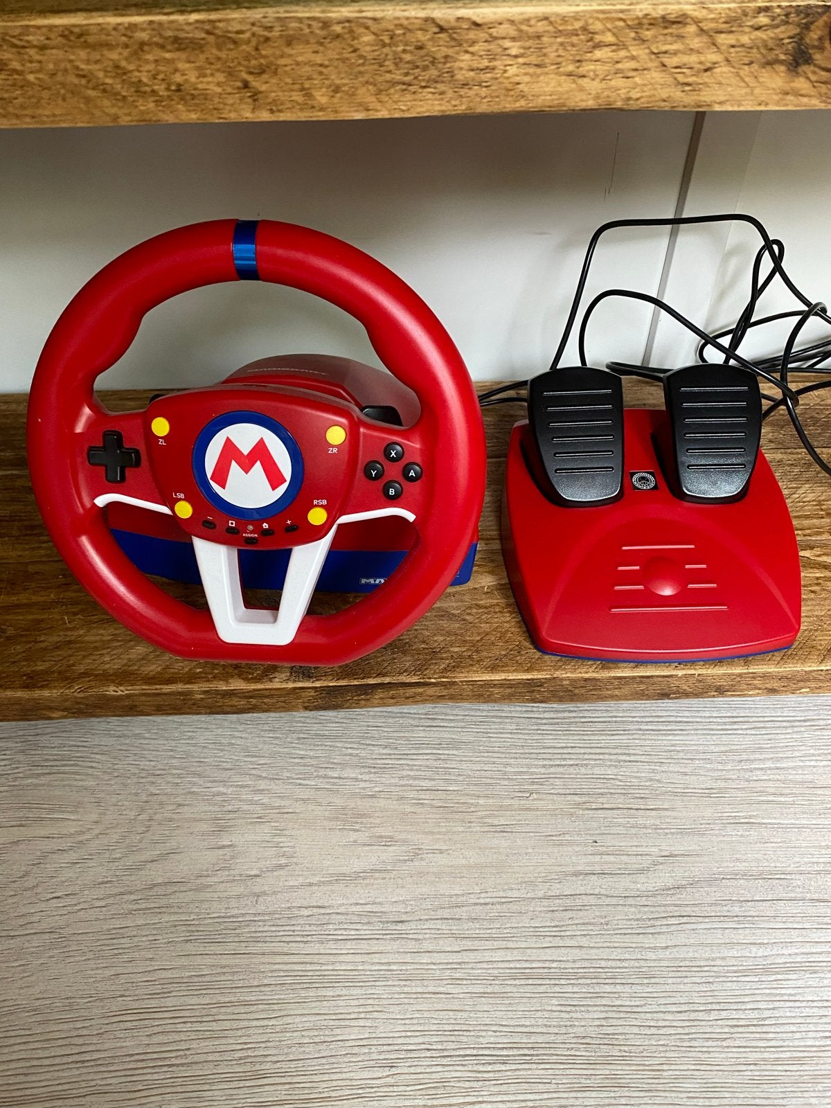 Mario Kart Stuur met Pedalen voor Nintendo Switch, Ophalen, Zo goed als nieuw