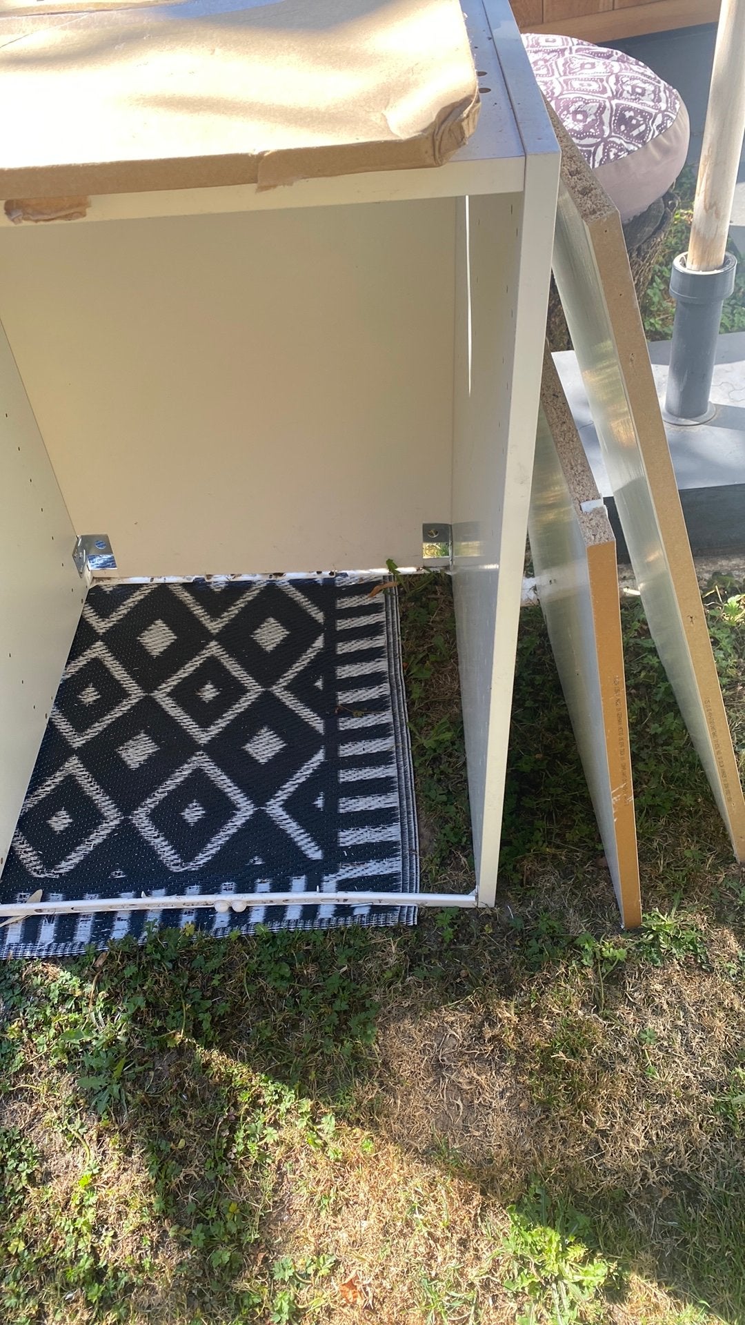Ikea keukenkast 60x60 incl 2 planken (gratis), Caravans en Kamperen, Ophalen, Zo goed als nieuw