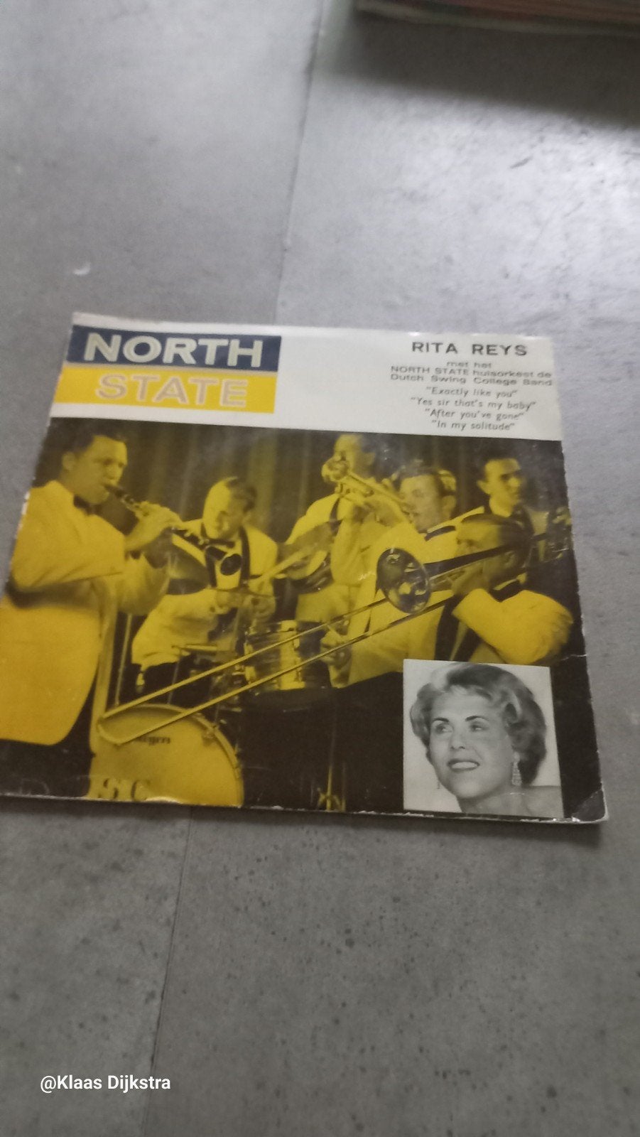Rita Reys met North State huisorkest - Jazz EP Vinyl, Gebruikt, 7 inch, Ophalen of Verzenden, EP