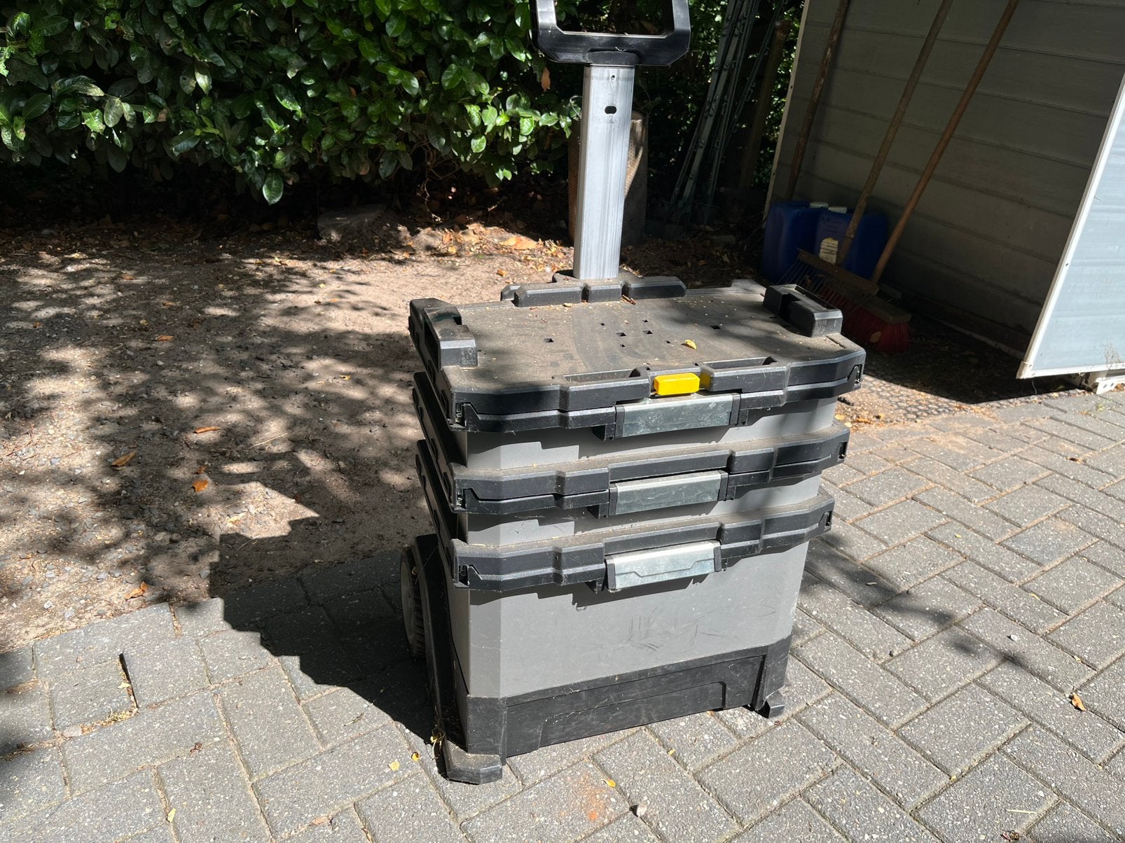 Opberg boxen, Ophalen, Gebruikt