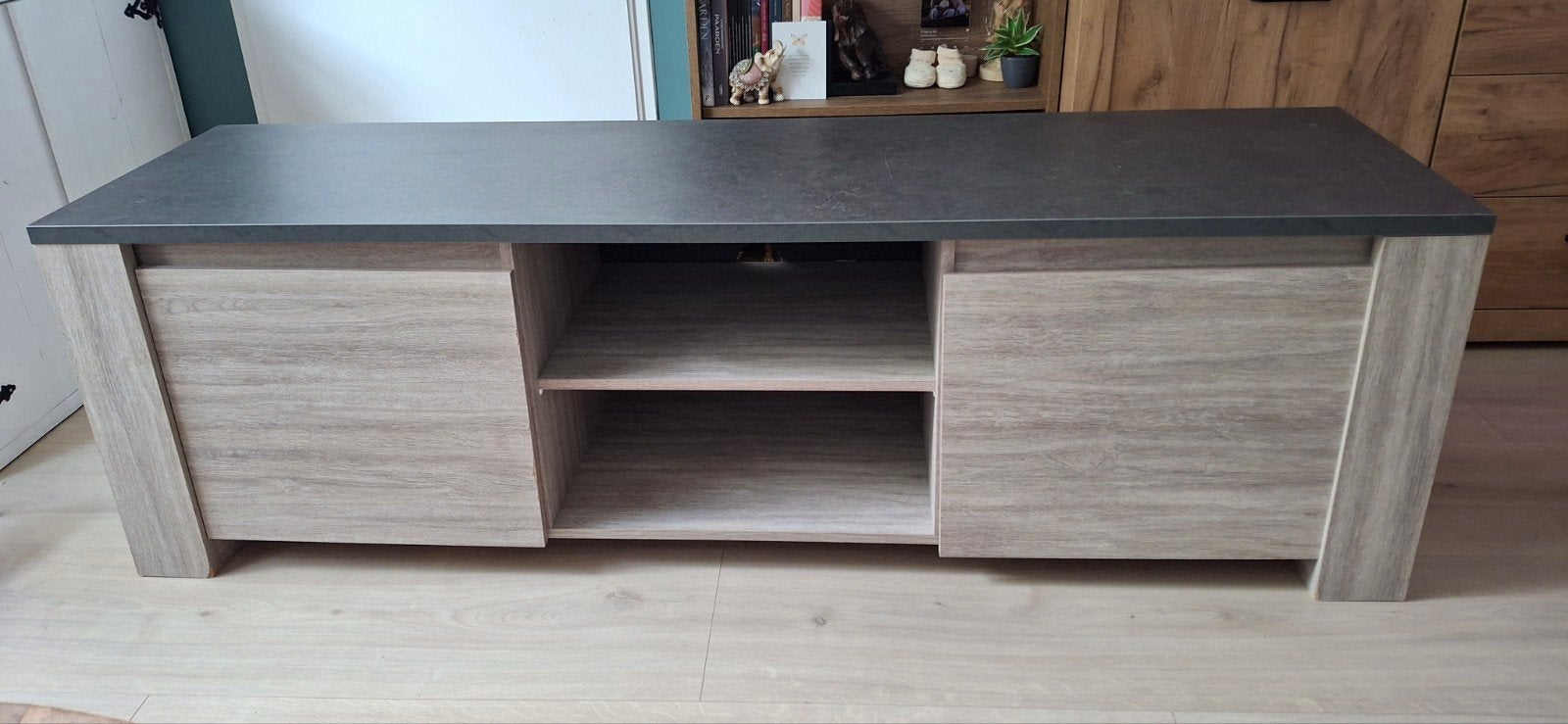 tv meubel, Ophalen, Gebruikt, 150 tot 200 cm, Minder dan 100 cm
