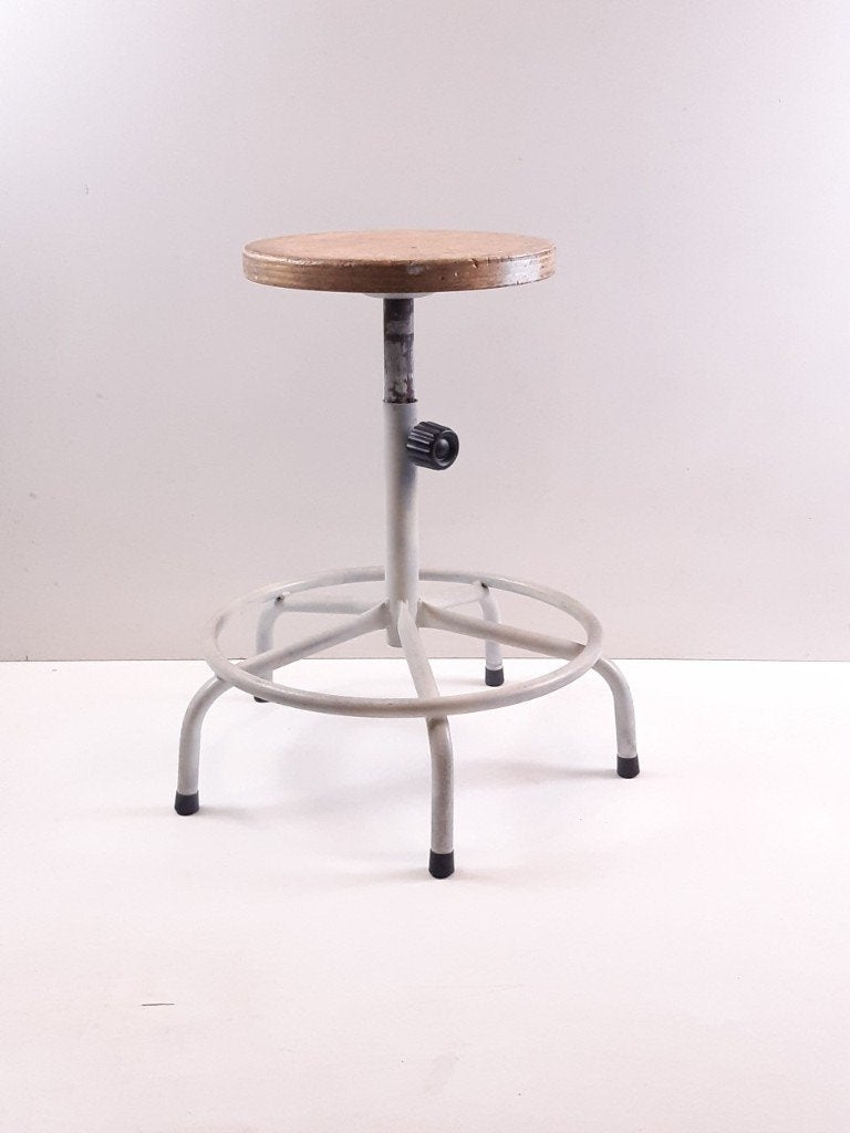 Vintage - kruk oud design, Huis en Inrichting, Ophalen, Gebruikt, Twee, Gispen