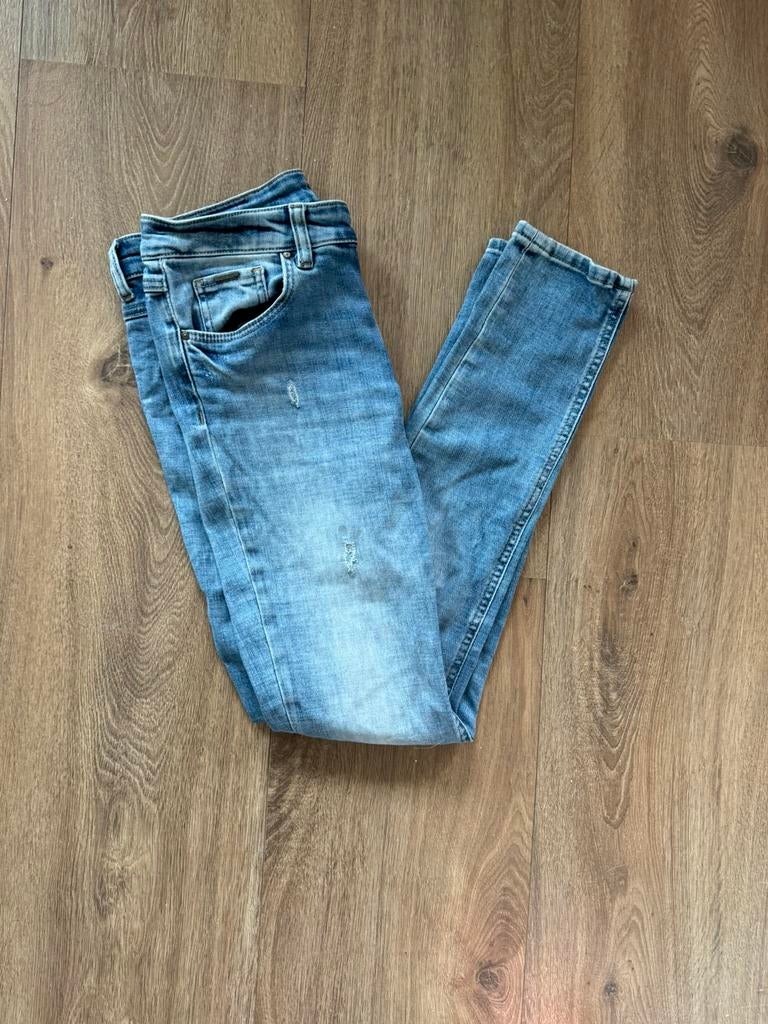 Only blauwe spijkerbroek / skinny jeans 29W 30L, Only, Blauw, Ophalen of Verzenden, W28 - W29 (confectie 36)