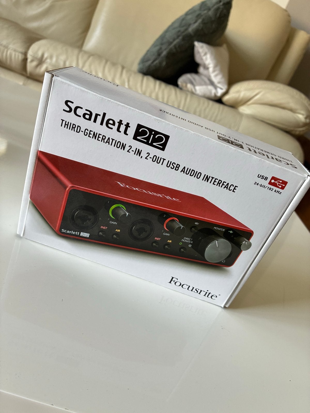 Focusrite Scarlett 2i2 3rd Gen Audio Interface, Ophalen, Zo goed als nieuw