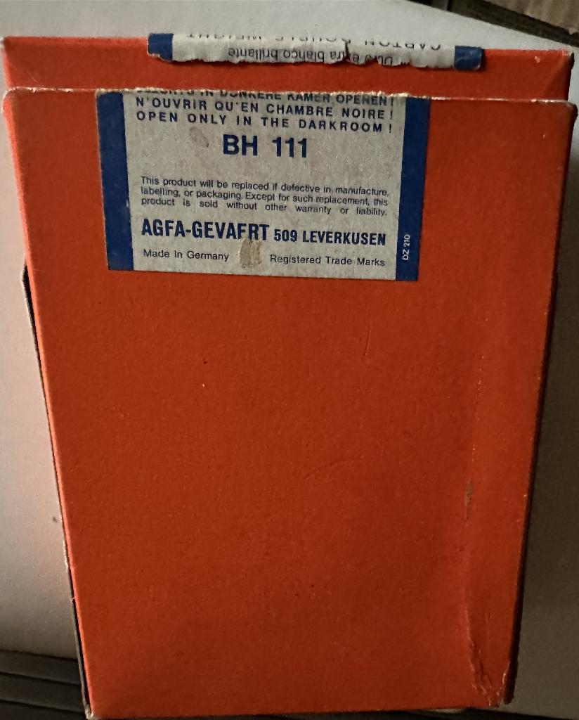 Agfa brovira bh111 fotopapier extrawit glans 10,5x14,8cm, Ophalen, Agfa, Glanzend, Zo goed als nieuw