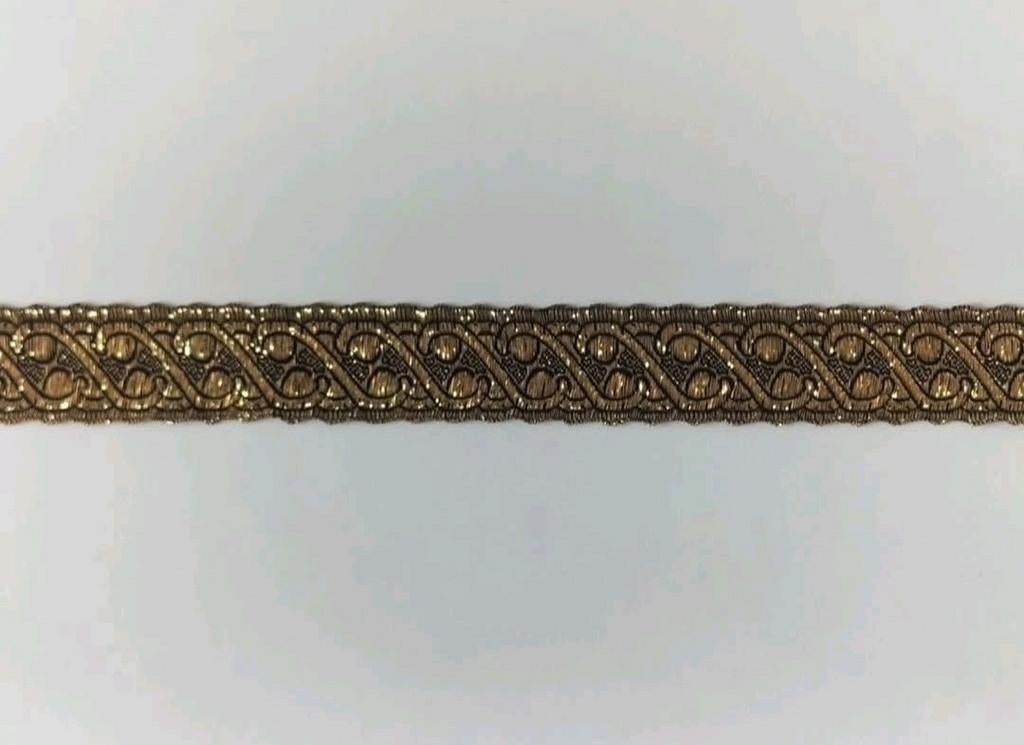 Goud zwart sierband, Ophalen of Verzenden