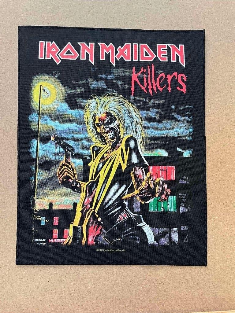Backpatch/Embleem meerkleurig Iron Maiden Killers, Nieuw, Ophalen of Verzenden, REGINA, EMMEN