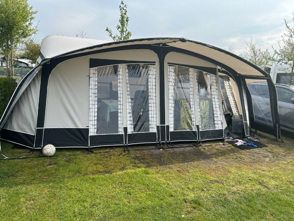Voortent Unico Milaan PetLuifel/DakLuifel/Gordijnen Maat 13, Caravans en Kamperen, Voortenten en Luifels, Ophalen, Zo goed als nieuw