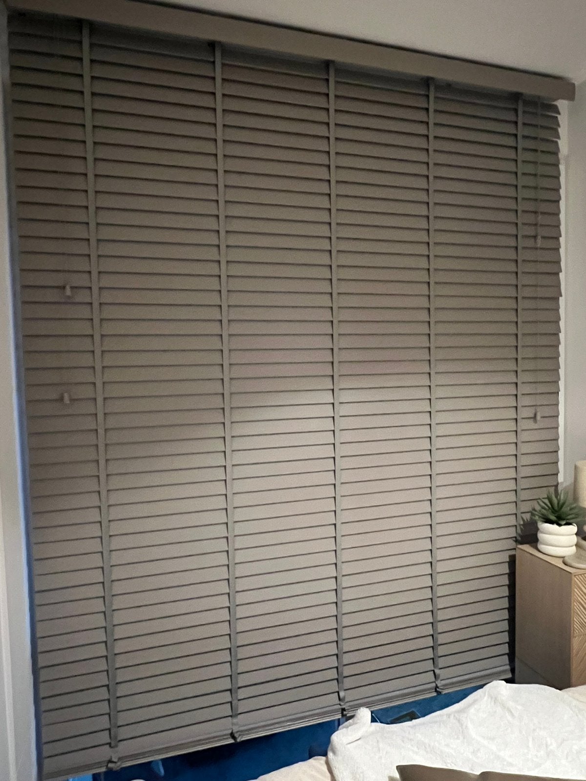 Bamboe jaloezie 50mm 180x240 (bijna nieuw)!, Ophalen, Zo goed als nieuw, Grijs