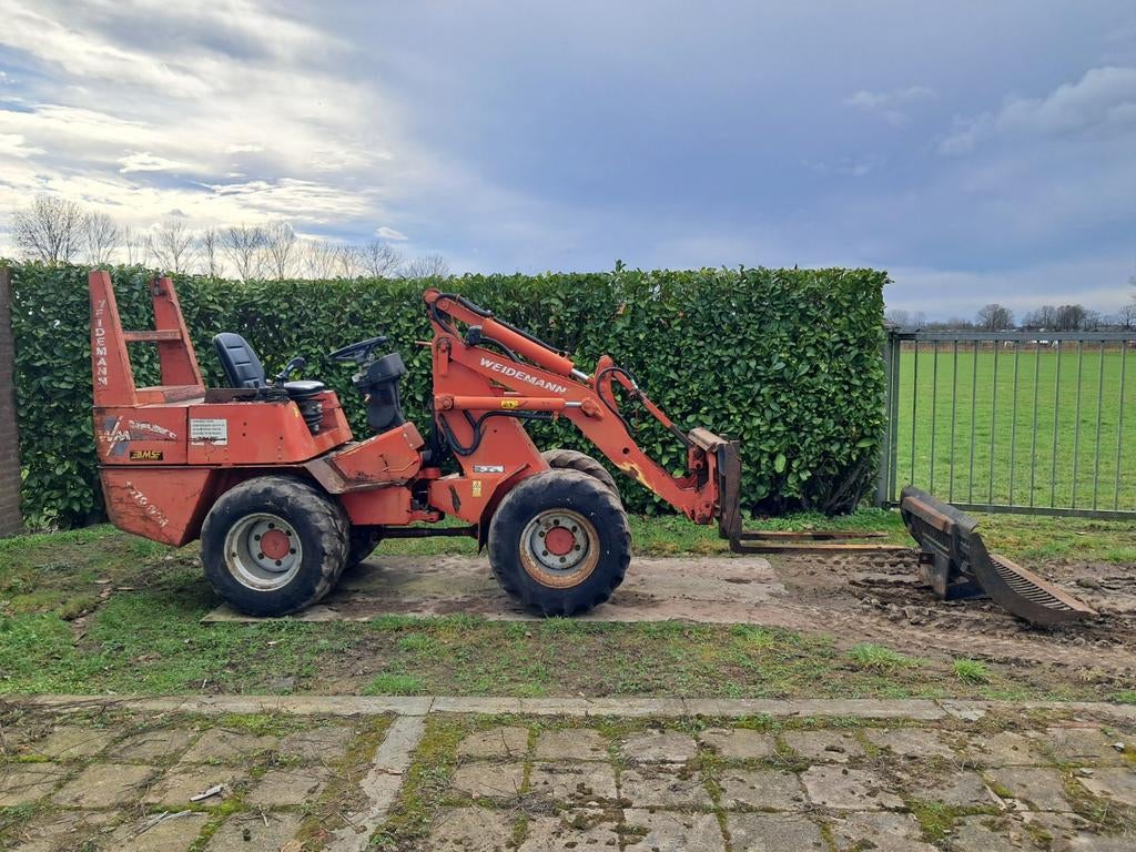 Weidemann 1070 D M / Shovel / MARGE / Loader / Kniklader, Ophalen, Gebruikt