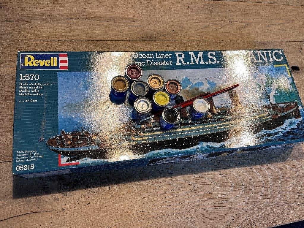 Revell bouwpakket R.M.S. Titanic (05215) schaal: 1:570, Ophalen of Verzenden, Nieuw, Groter dan 1:32, Revell