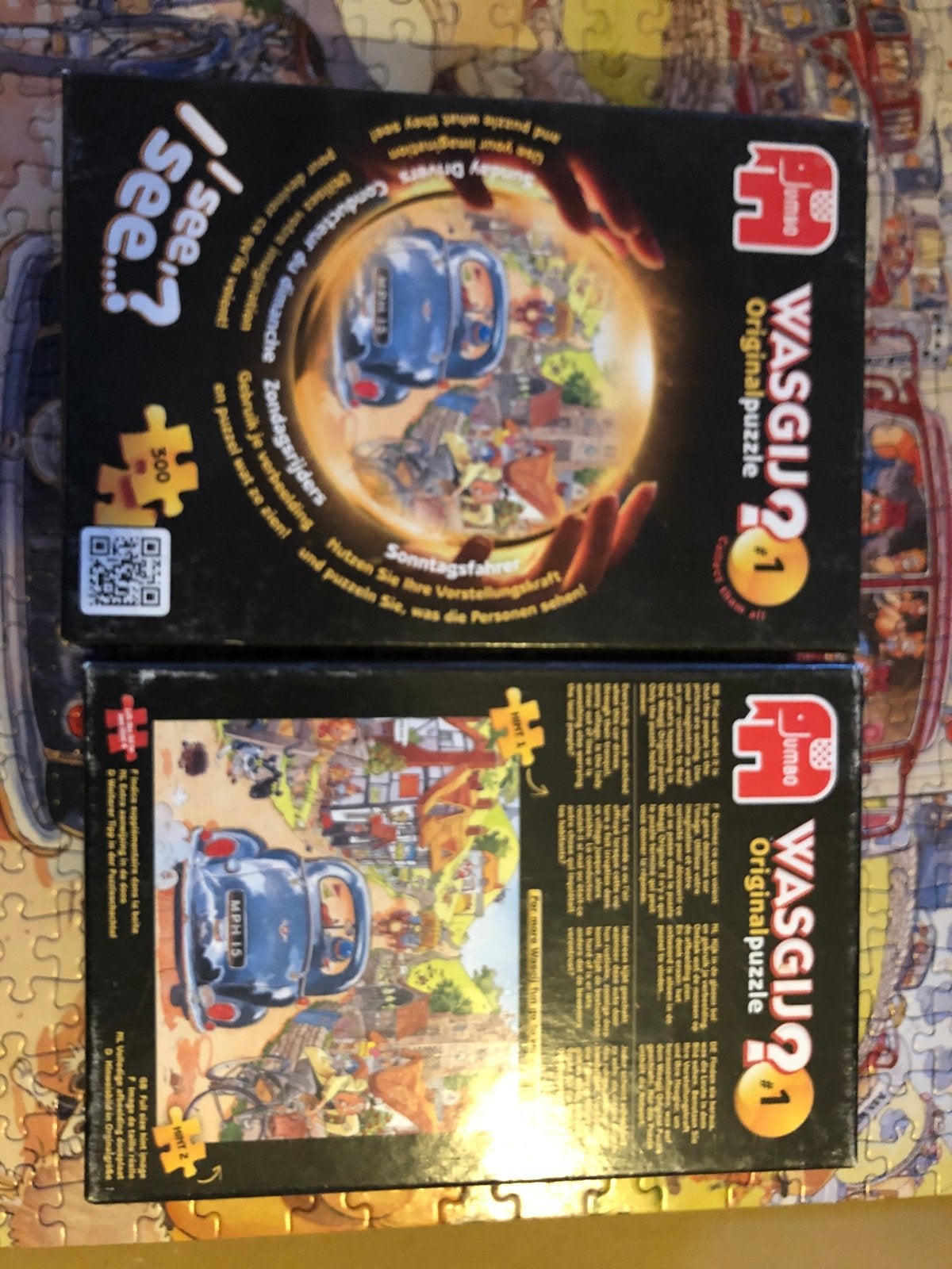 Wasgij Original 1 'Sonntagsfahrer' puzzel 300 stukjes, Ophalen of Verzenden, Minder dan 500 stukjes, Gebruikt