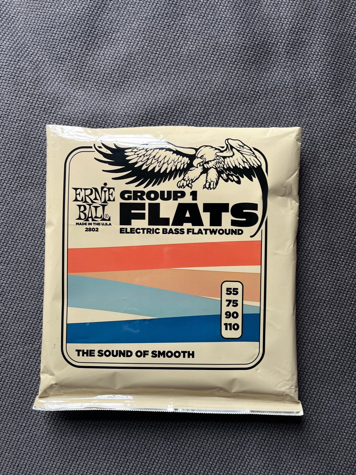Ernie Ball Group I Flatwound Bass Strings 55–110 – Like New, Muziek en Instrumenten, Ophalen, Zo goed als nieuw, Elektrische gitaar