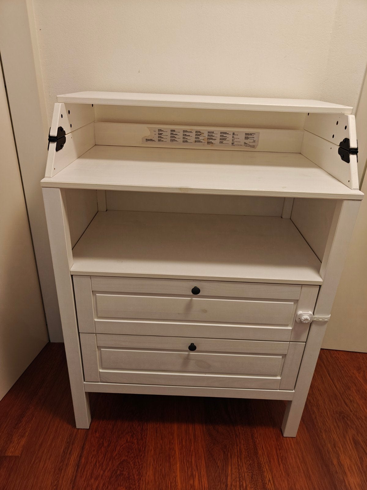 IKEA HENSVIK Commode - Wit, Kinderen en Baby's, Ophalen, Gebruikt, 70 cm of meer, 75 tot 100 cm