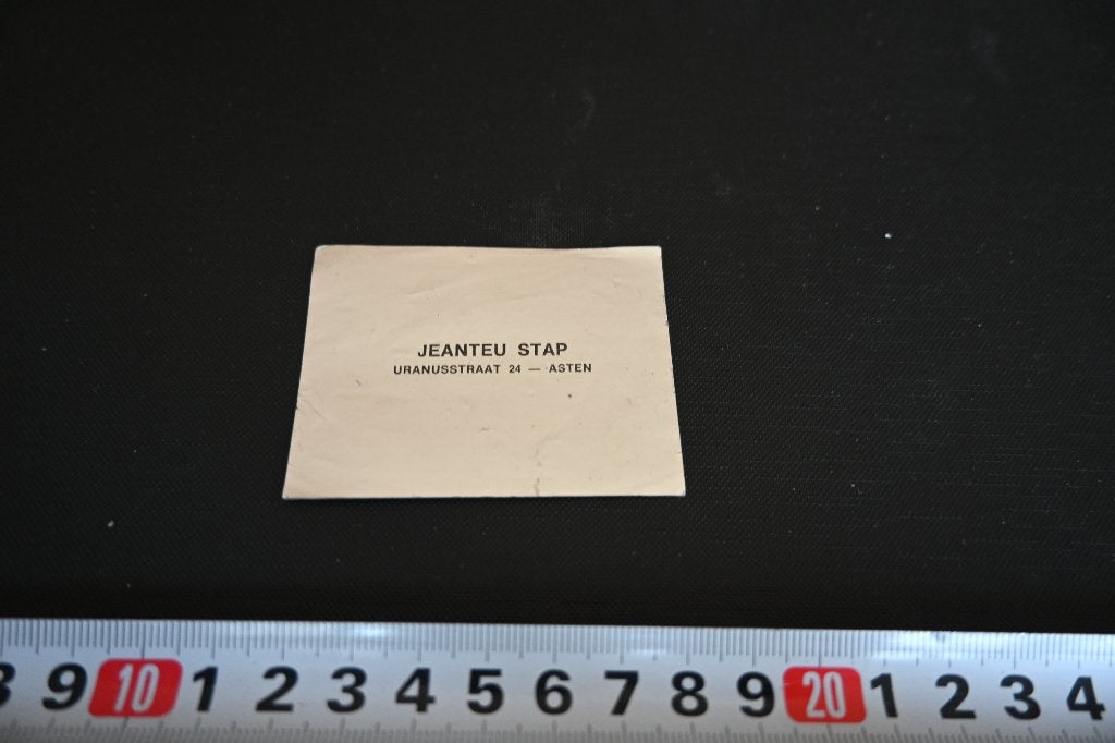 sticker folie jeanteu stap uranusstraat 24 asten, Ophalen of Verzenden, Zo goed als nieuw