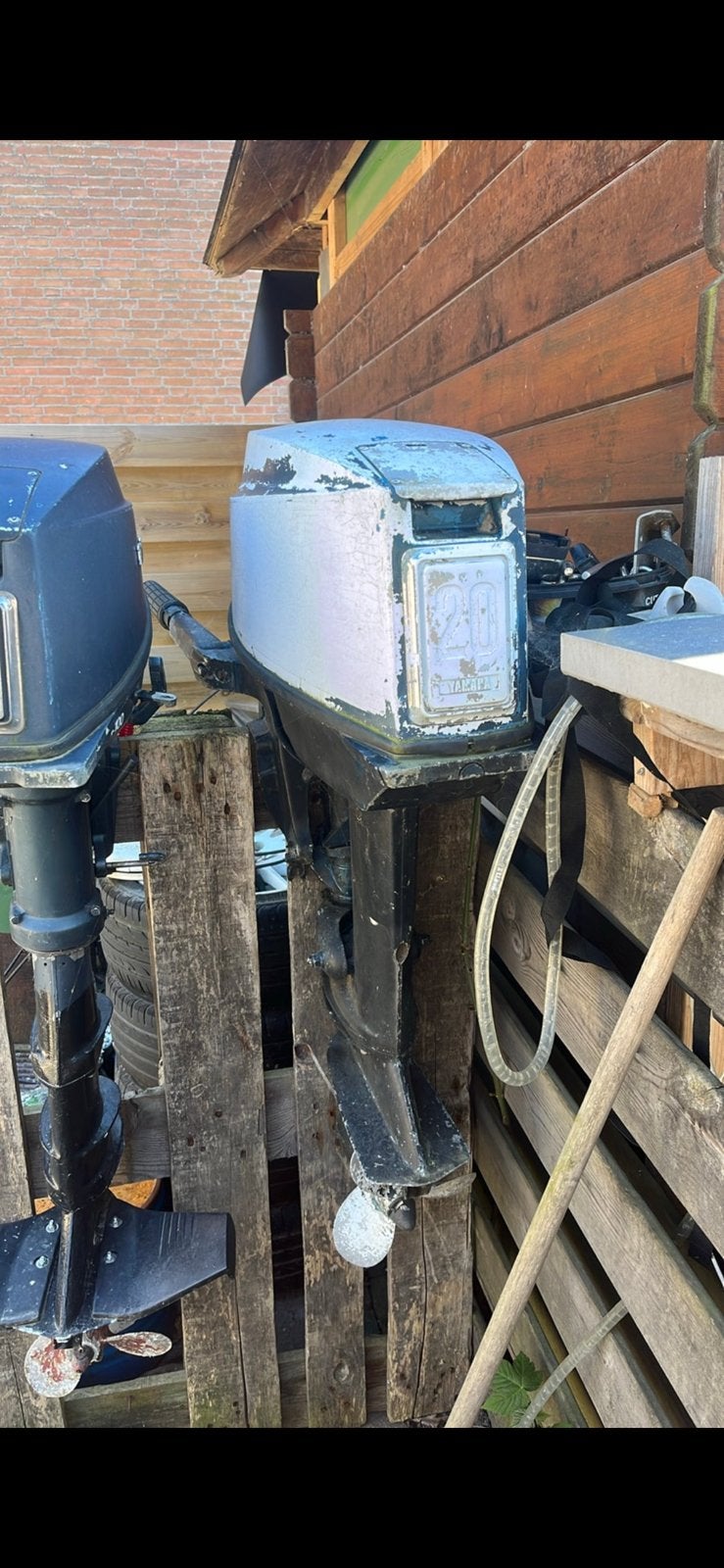 Yamaha 20pk 2takt kortstaart & 8pk langstaart te ruil, Ophalen, Gebruikt