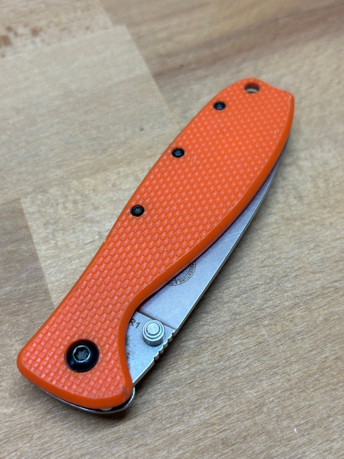 ZANCUDO BRK-R1 Zakmes - Oranje handvat, Z, Gebruikt, Z, Z