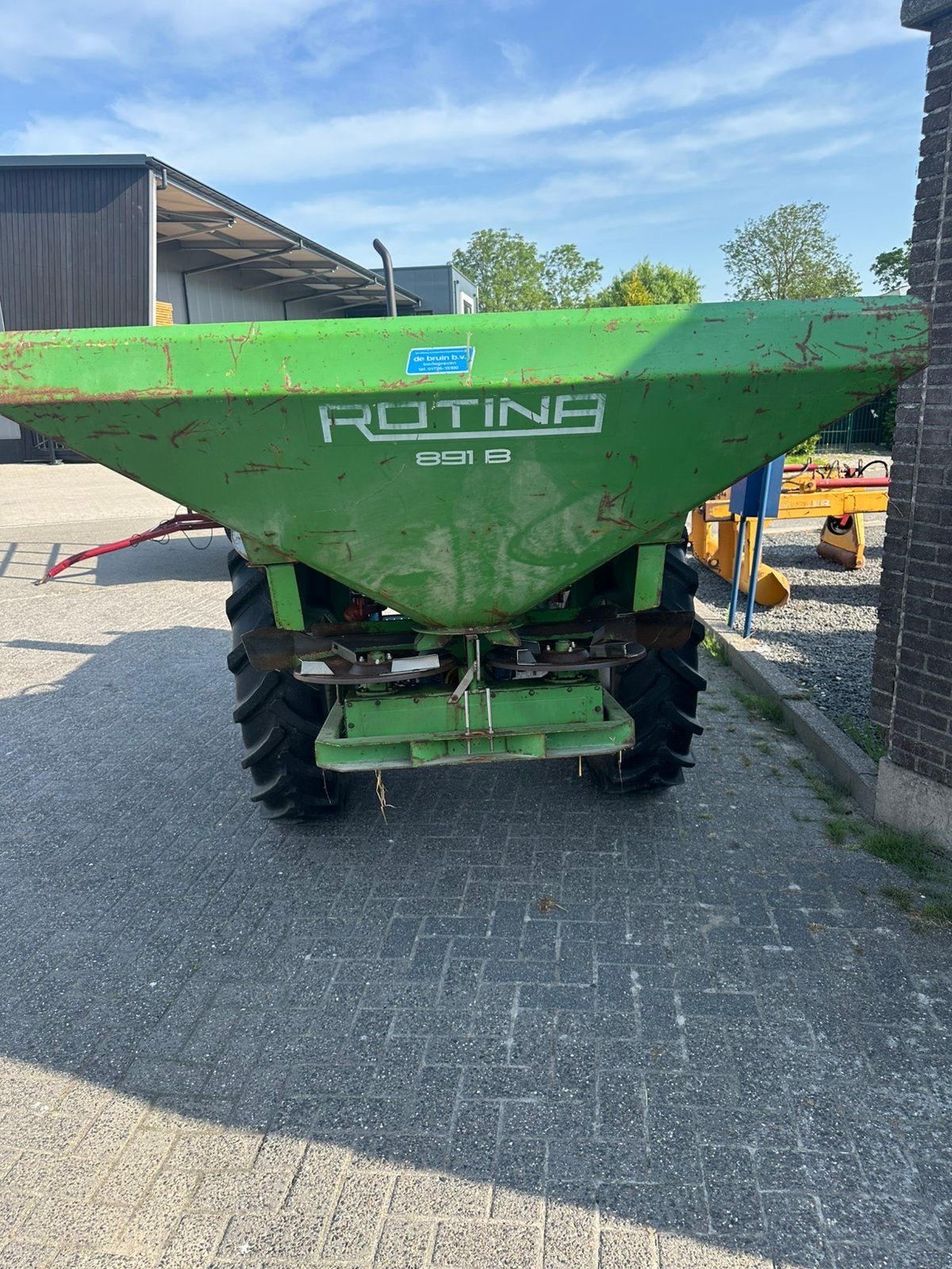 Kunstmeststrooier met kant strooier, Ophalen, Gewasbescherming en Bemesting