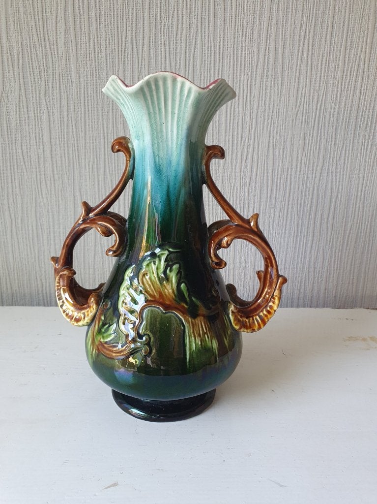 Art Nouveau vaas met sierlijke handgrepen – ca. 1910-1935, Ophalen of Verzenden