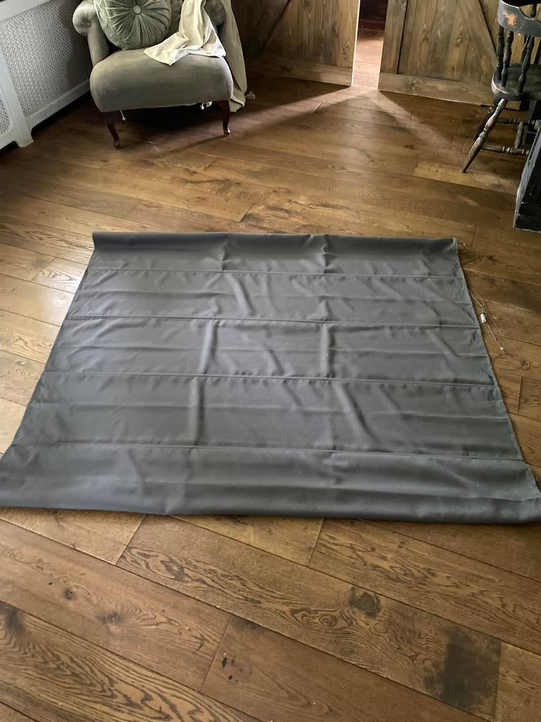 GratisGAMMA vouwgordijn  lichtdoorlatend beige/antraciet, Ophalen, Zo goed als nieuw, Beige, 150 tot 200 cm