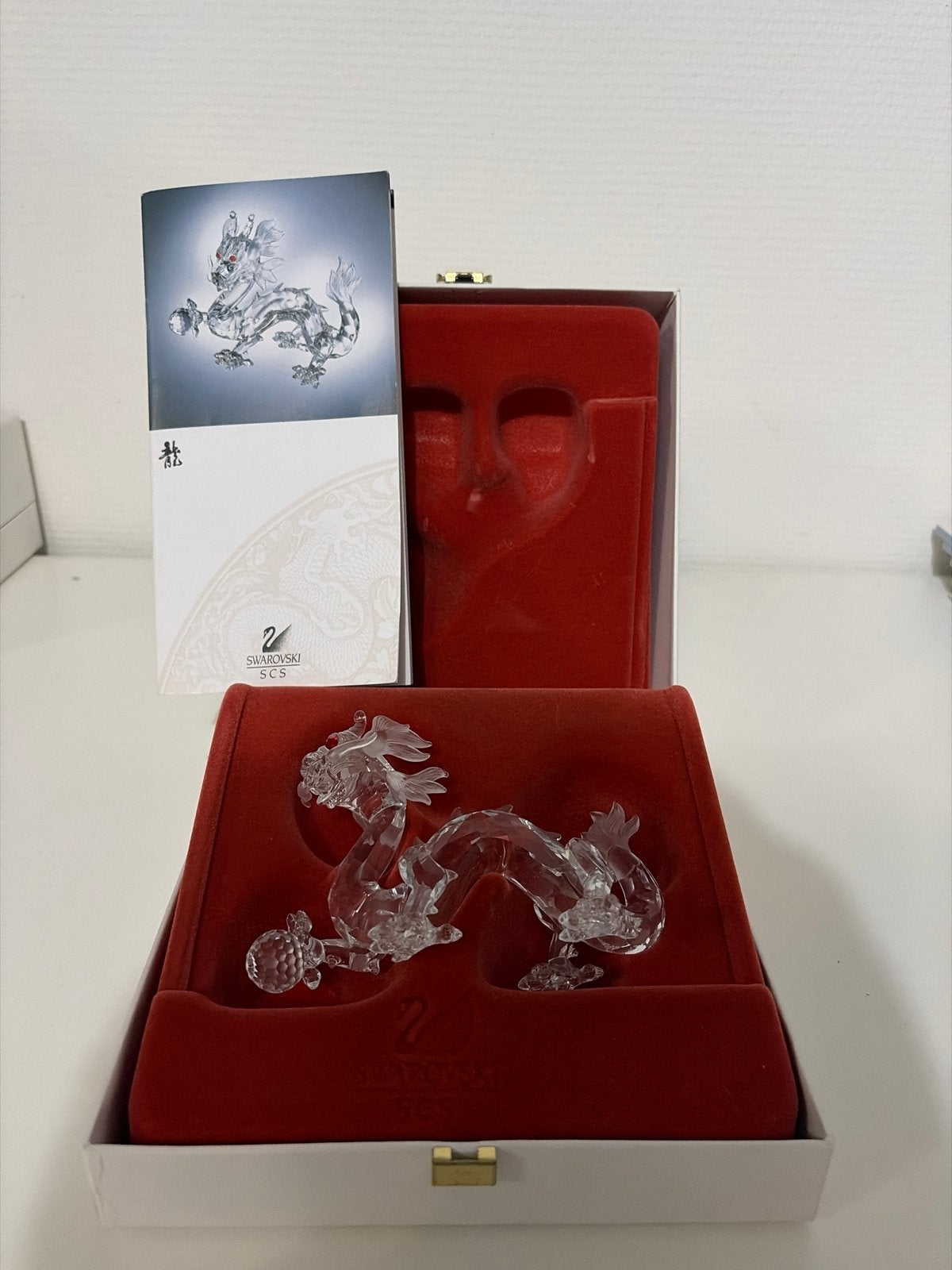 Swarovski SCS Draak 1997 - Fabelachtig Dierenrijk, Verzamelen, Ophalen of Verzenden, Zo goed als nieuw, Figuurtje