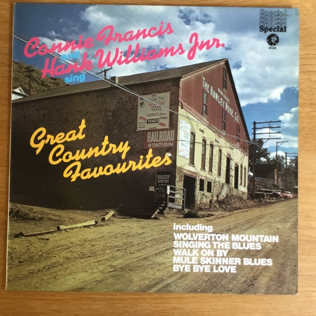 Connie Francis and Hank Williams Jnr - Great Country  LP, Ophalen, Gebruikt, 12 inch
